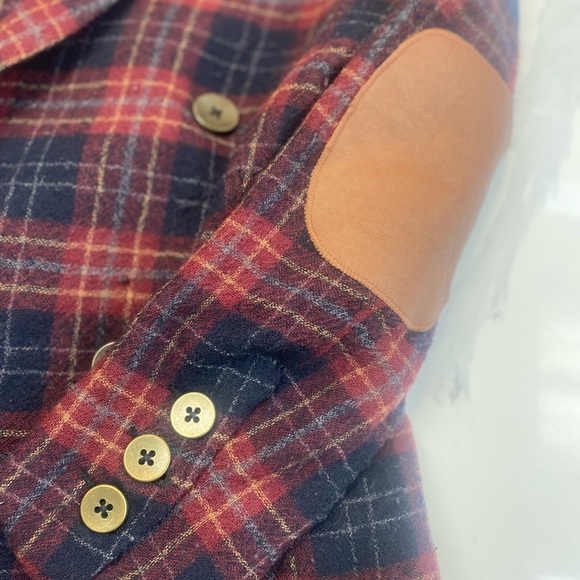 Spring 100% Wool Plaid blazer CAPULET brand - Picture 3 of 6